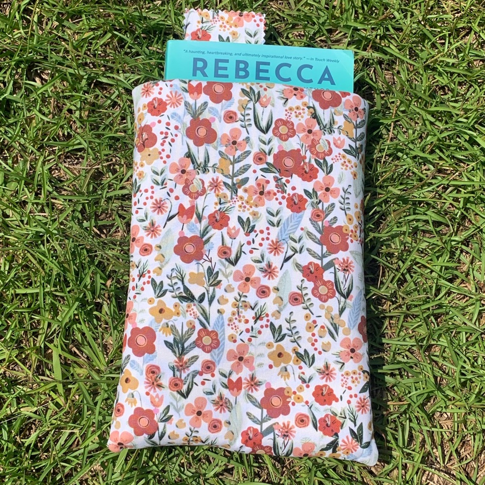 Book sleeve and matching bookmark